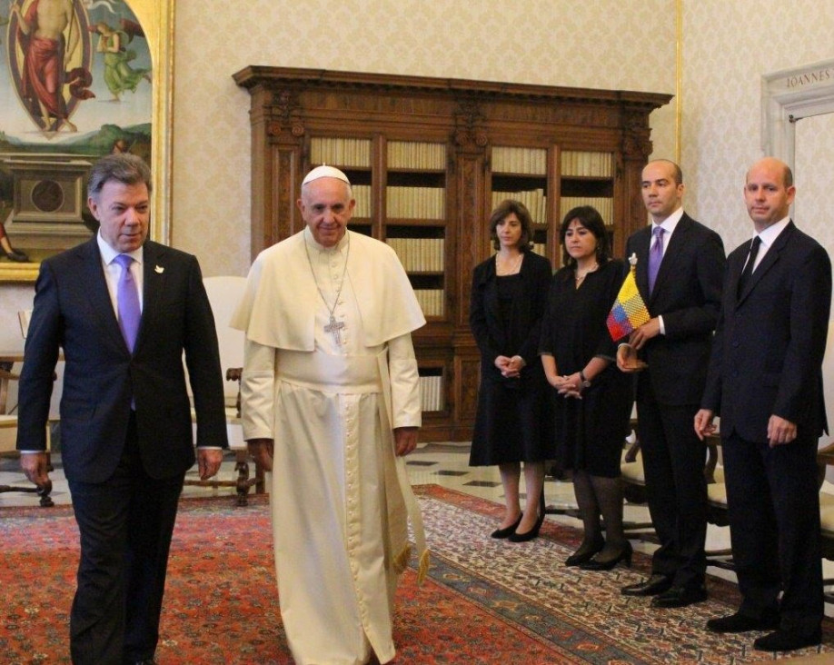 imagen La visita del Papa "hará más fácil la construcción de la paz" en Colombia