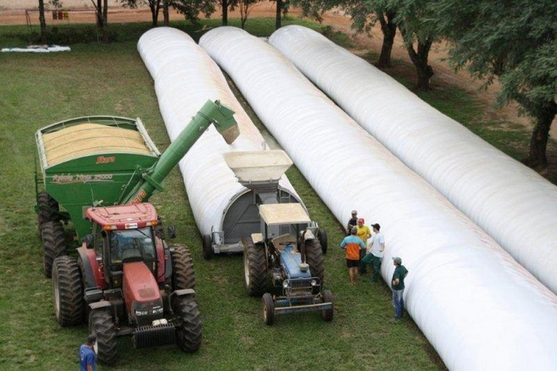 imagen Silobolsas, el "invento argentino" que también se utiliza en Mendoza