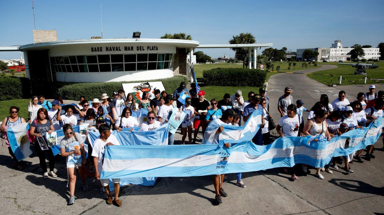 imagen ARA San Juan: familiares temen que finalice la ayuda internacional