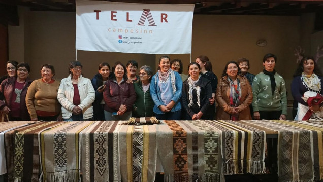 imagen Tejedoras rurales de Mendoza se unieron y venden sus prendas de lana de oveja teñida con yuyos