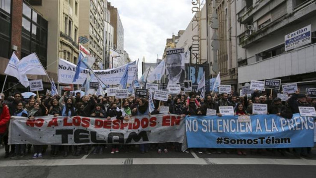 imagen La Justicia ordenó reincorporar a trabajadores despedidos de Télam