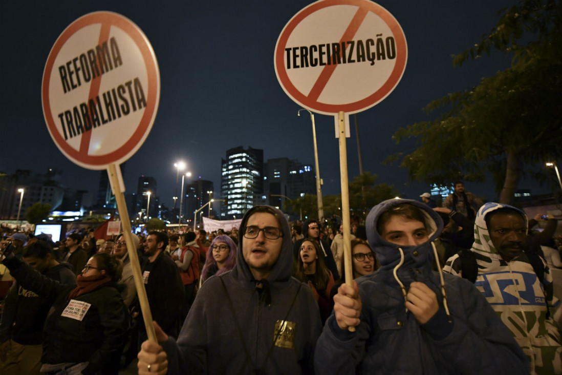 imagen El 81 % de los brasileños desaprueba la reforma laboral