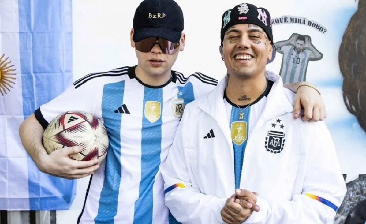 imagen Duki y Bizarrap estrenaron un nuevo tema dedicado a la Selección Argentina: "3 estrellas en el conjunto"