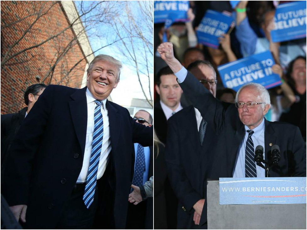 imagen Trump y Sanders se quedaron con la primaria de New Hampshire