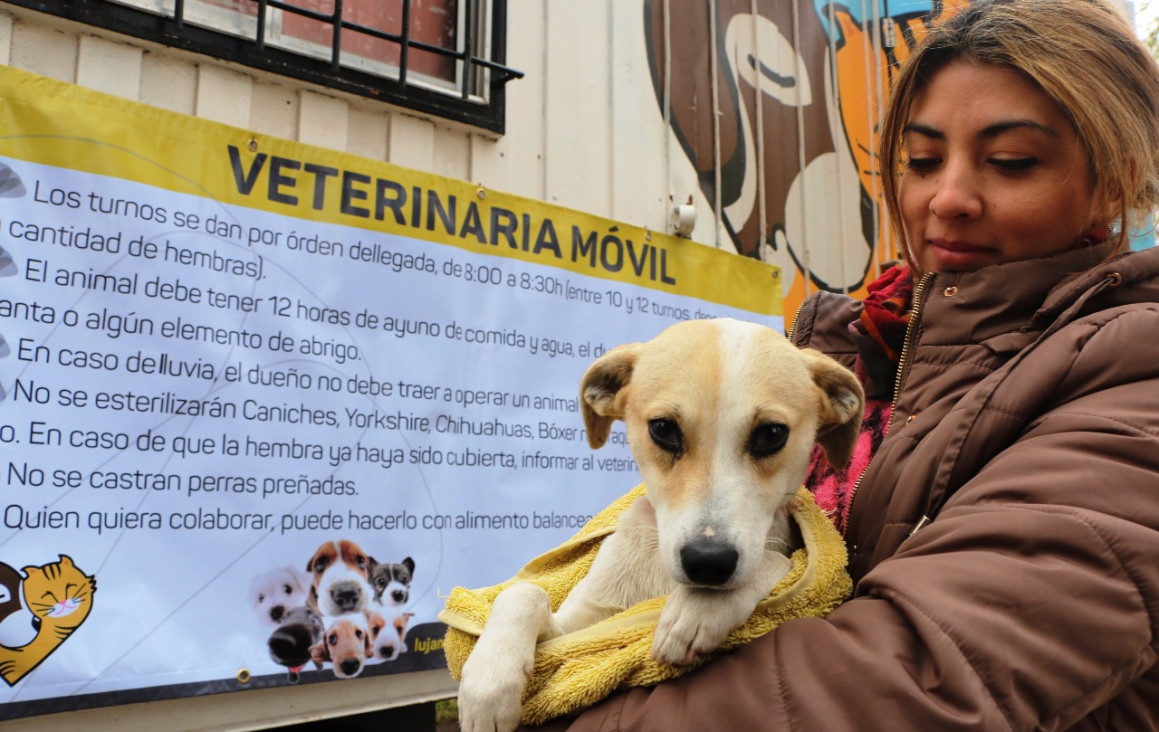 imagen La Veterinaria Móvil de Luján de Cuyo continúa recorriendo el departamento