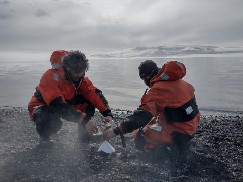 imagen Volcanes activos en la Antártida: equipo científico argentino estudia su comportamiento 